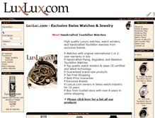 Tablet Screenshot of luxlux.com